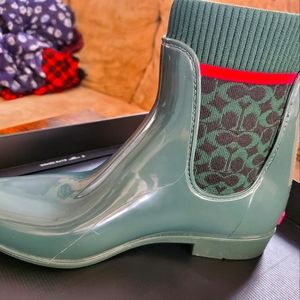 Coach Rubber Rain Booties